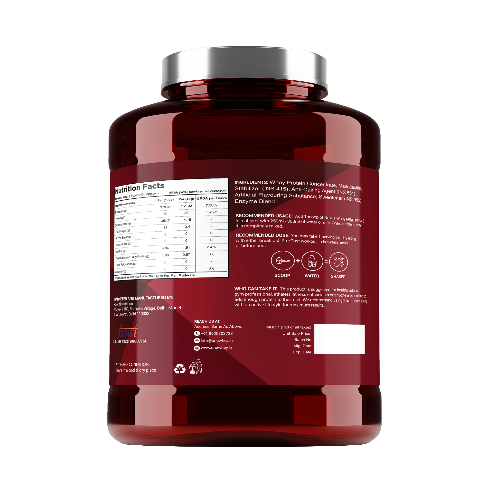 One Whey Nexus Whey Protein 2 kg