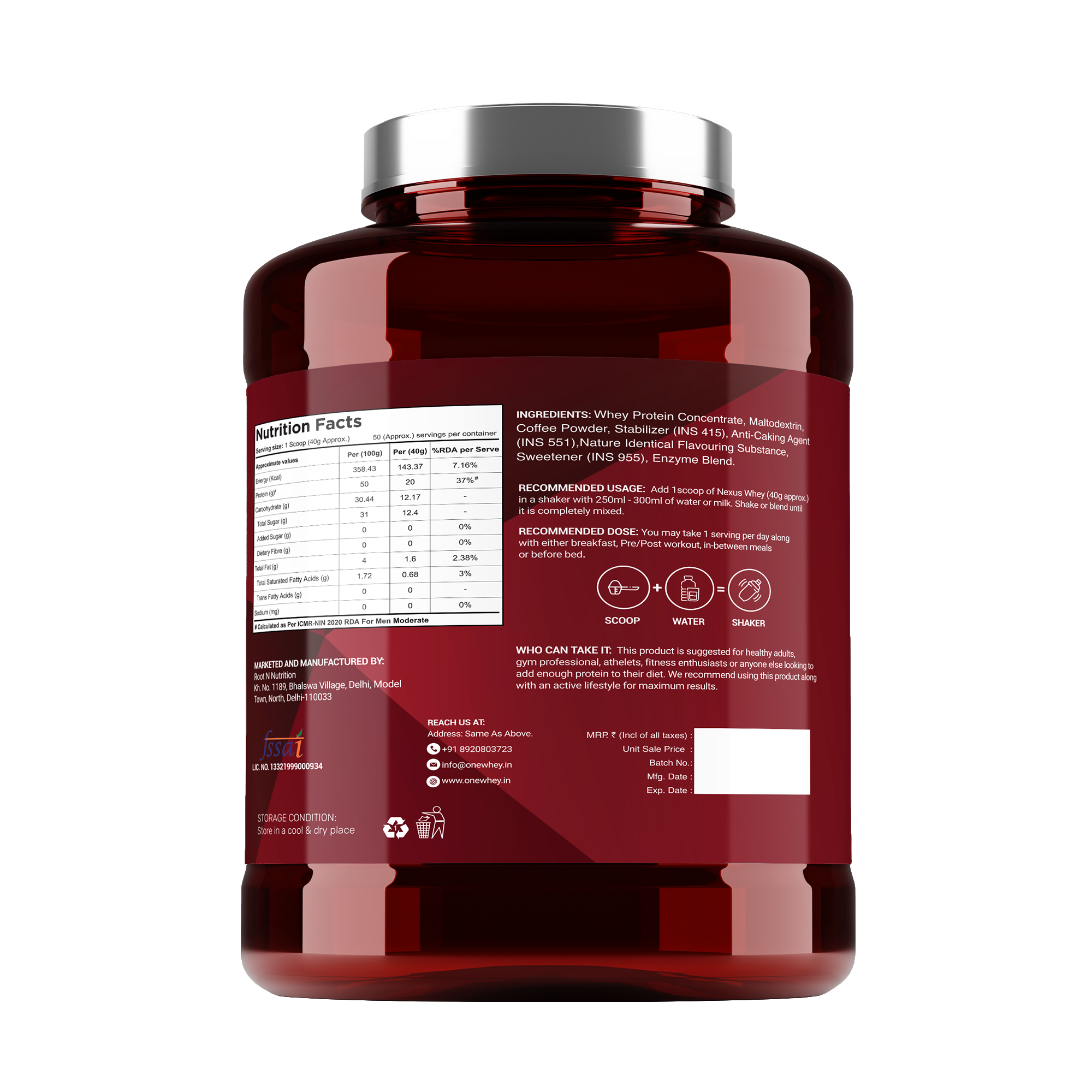 One Whey Nexus Whey Protein 2 kg